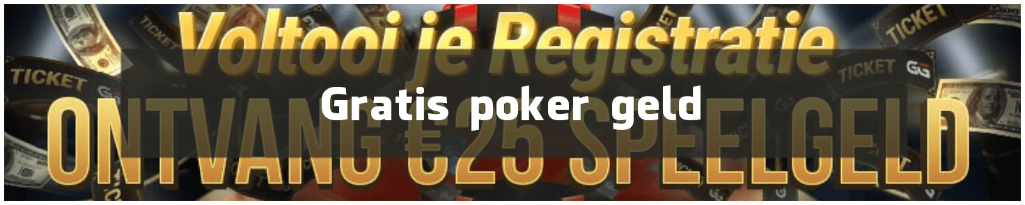 GGpoker no-deposit Poker speelgeld van €25,-