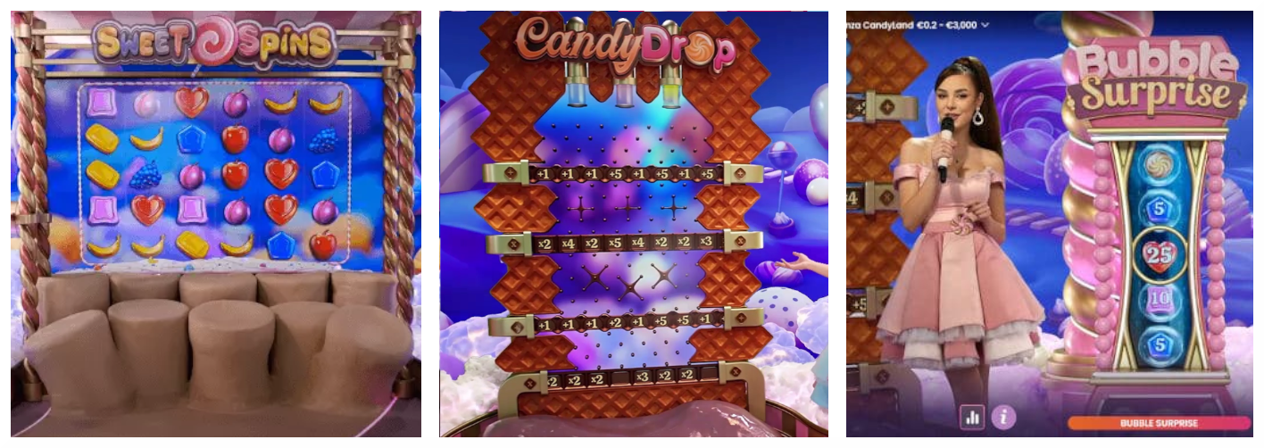 Hoe werken de bonus games van Sweet Bonanza Candyland