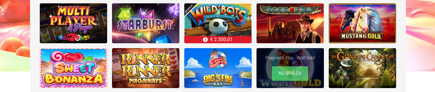 Casino games Slots en Tafelspellen