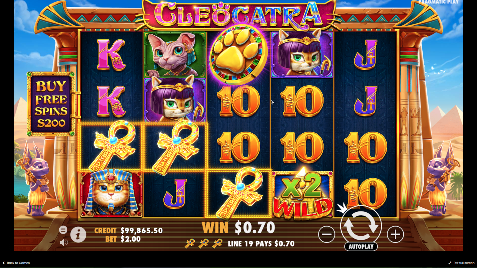 CleoCatRa van Pragmatic Playy