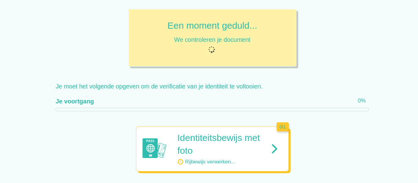 Identiteitsbewijs controlen bij Tombola