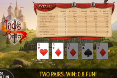 Gratis Jack or Better poker online spelen