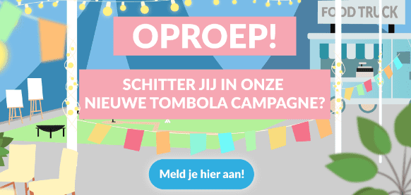 Spelers gezocht Tombola campagne