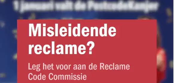 Postcode Loterij reclameverbod na uitschrijving