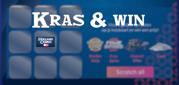 Gratis Kras & Win actie van Holland Casino