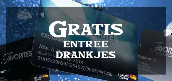 Gratis entree en drankjes voor 2 in Holland Casino
