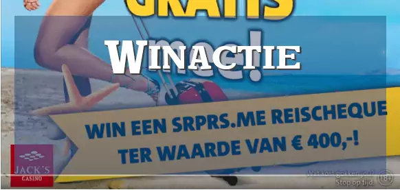 Win een Srprs.me reischeque bij Jack's