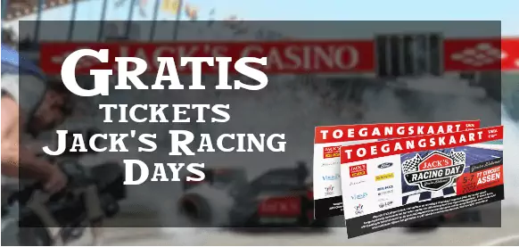 Gratis tickets Jack's Racing Day op TT Circuit Assen