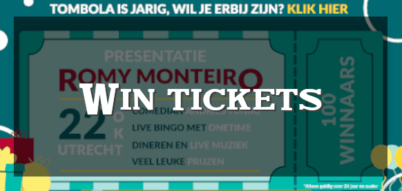 Win gratis tickets Tombola's verjaardagsfeestje