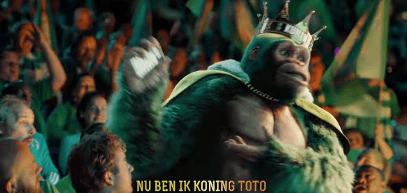Groene gorilla wordt Koning TOTO