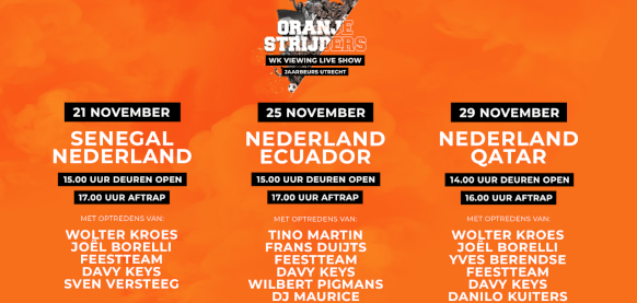 Tickets winnen Oranje Strijders voetbalfeest