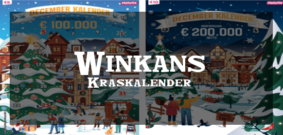 Winkans geld winnen kraslot December kalender