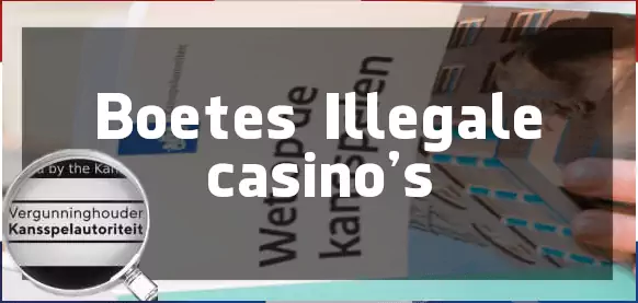 Miljoenen boetes voor illegale casino's van de Ksa