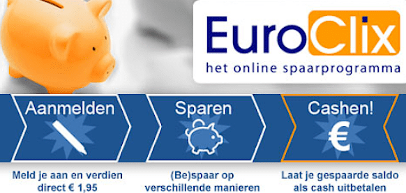 Sparen voor Euroclix en voor echt geld