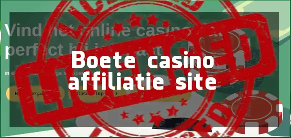 Gok Affiliatie Casinojager krijgt boete €675.000
