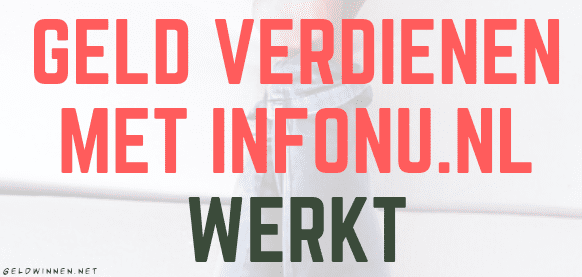 Geld verdienen artikelen schrijven op Infonu.nl