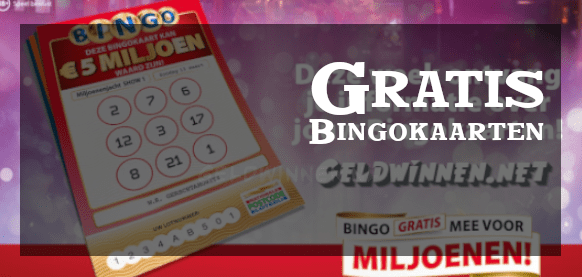 Mijn Bingokaart lot Postcodeloterij.nl gratis bingokaarten