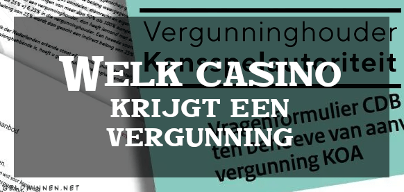 Welke casino's krijgen een vergunning op 1 oktober 2021?