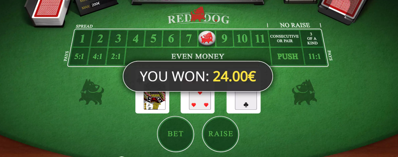 Red Dog winnen