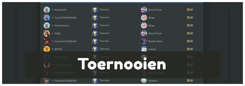 Toernooien op Eazegames