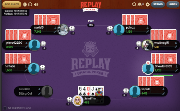 Replay poker tafel