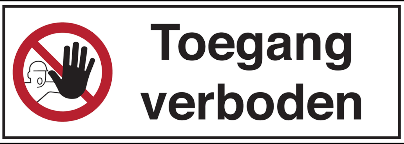 Verboden toegang