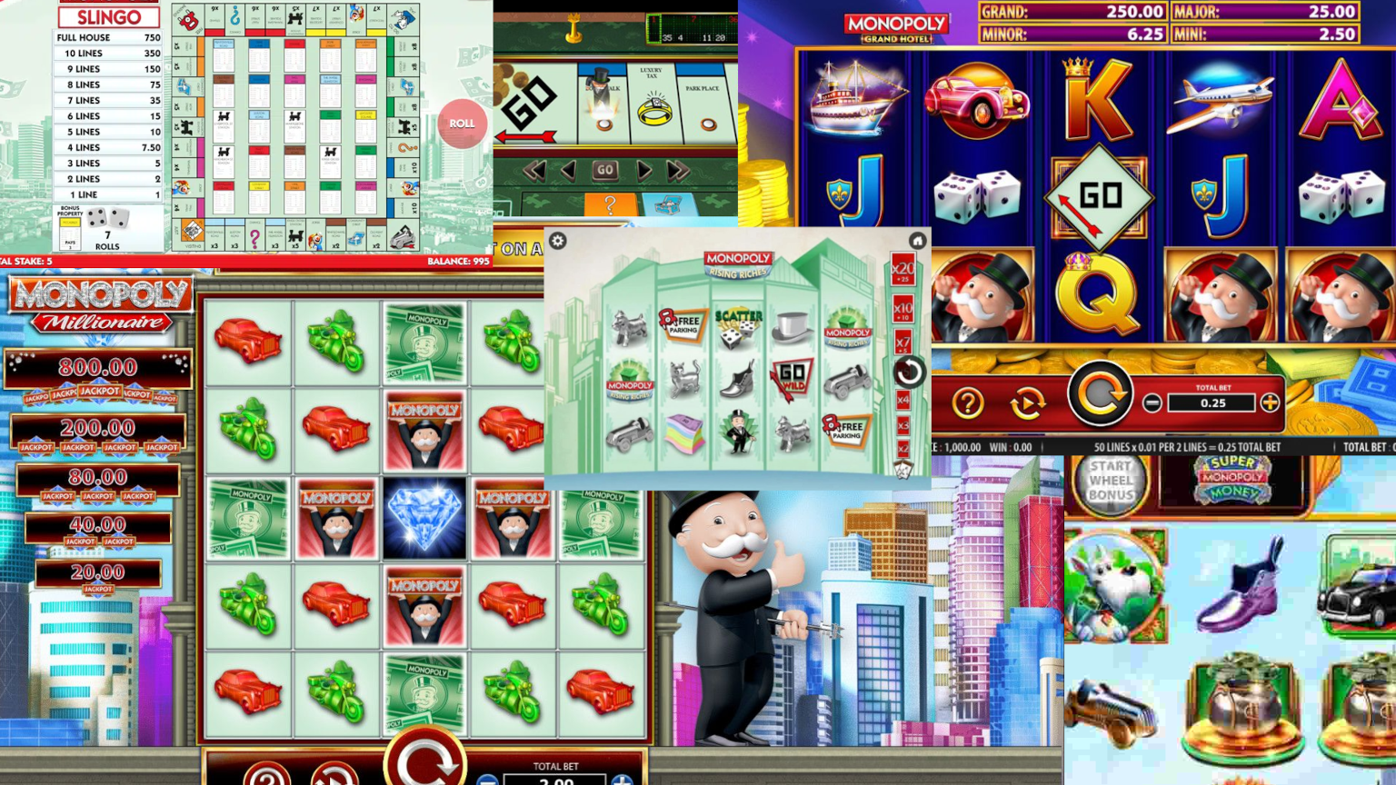 Nog meer Monopoly slots